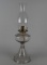 Antique Pressed Glass Oil Lamp, 19” H