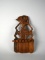 Small Carved Wooden Accent Wall Shelf, Lot 304