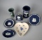 Seven Wedgwood Small Sprigware Decorative Items