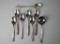 Lot of Silver Plate Fruit Spoons and A Collector's Spoon
