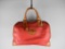 Vintage Dooney & Bourke All-Weather Red Leather Travel Bag