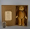 Gund Gold Label The Mohair Bear Collection Ltd. Ed. Jointed “Cyril” 15” Bear w/ Suede Storage Box