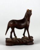 Small Wooden Horse Carving