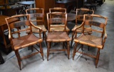Set of Six Antique Hitchcock Chairs