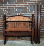 Antique Turned Post Rope Bed