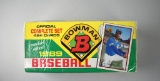 1989 Bowman MLB Baseball Card Set UNOPENED