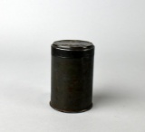 Old Tube Rose Snuff Tin with Collection of Cotter Pins