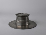 Antique English Pewter Inkwell