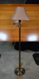 Contemporary Bronze Finish Swing Arm Floor Lamp