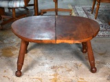 Antique Yew Wood Low Table