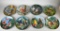 Lot of Eight Knowles Fine China “Birds of Your Garden” Plates with C of As & Boxes