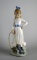 Lladro Girl with Hoop and Puppy 9” Figurine with Lladro Box, Spain