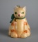 Silvestri Ceramic Cat Figural Bell