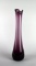 Amethyst 14.5” Swung Glass Vase