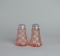 Vintage Pair of Pink Fostoria Salt & Pepper Shakers