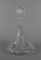Clear Pressed Glass 11.5” Spirit Decanter