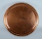 “WB” Round 14.5” Solid Copper Tray