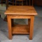 Contemporary Mission Style Oak End Table, Lots 17 & 18 Match