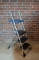 Cosco Three Tread Step Ladder with Blue Tool/Supply Shelf
