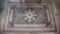 Persian Style Hand Knotted Silk 6.4 x 10' Rug in Drab Green, Ivory and Burgundy; Belgium