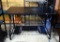 Contemporary Origami Brand Folding Black Computer / Gaming Desk, Metal & Laminate