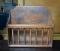 Vintage Wooden Wall-Hung Magazine Rack
