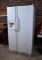 White GE Model TFX22KRDA Combo Refrigerator & Freezer with In-Door Ice / Water Dispenser
