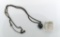 Sterling Silver Heart Pendant with Turquoise / MOP / Coral Inlay on 22” Sterling Chain Necklace