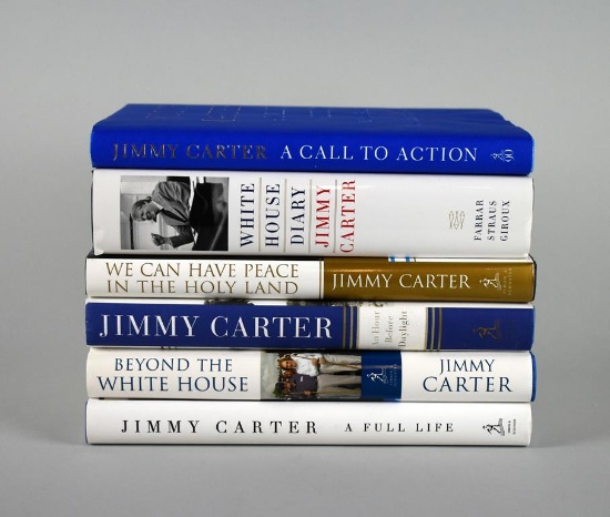 Lot of Six Signed to Owner Titles by President Jimmy Carter