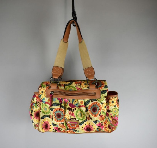 Lily Bloom Medium Size Floral Pattern Bag