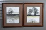 Pair of Framed Kathleen Kendrick Prints