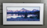 Purple Mountain Majesties Print in Contemporary Frame