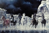 T. Thompson (XX-XXI) “Ridin' the Squall” Color Lithograph 545/1000, Signed Lower Right