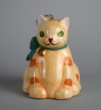 Silvestri Ceramic Cat Figural Bell