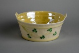 Belleek Parian Porcelain Shamrock 4.25” Bowl, Ireland