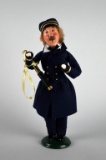 Signed Byer's Choice Ltd. Sea Captain w/ Telescope, Nautical Carolers Figure, 2000