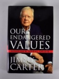 Signed Copy of “Our Endangered Values” by President Jimmy Carter, 2005