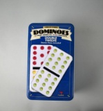 Cardinal Collectors Dominoes Set in Storage Tin