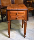 Antique 19th C. Sheraton Walnut Pembroke Table
