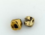 Two Gold (~16K) Dental Crowns