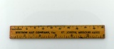 Old Stetson Hat Co. Advertising Hat Ruler with French Lignes, Inches & Hat Sizes