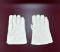 Pair of White Leather Small Child's Gloves