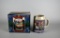 Lot of Two Budweiser Frog Themed Collector's Steins 1990s