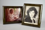 Photo of James Herriot (Signed by Herriot) & of Actress Carol Drinkwater (Signed)