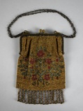 Vintage French Beaded Evening Bag
