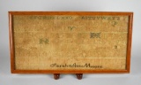 Antique Sampler  Embroidery by Sarah Ann Moore