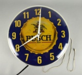 1992 Busch Beer Electric Advertising Sign Wall Clock