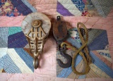 Two Old Block And Tackle Pulleys