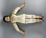 Vintage Porcelain Head and Limbs 17” Doll