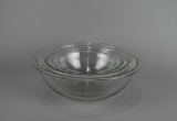 Pyrex Nesting Clear Glass Mixing Bowl Set